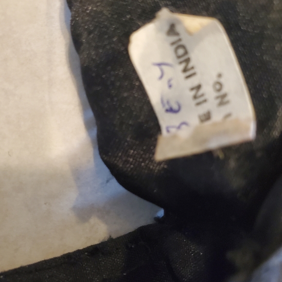 Vintage black, beaded, embroidered, mirrored purse made in India - Picture 10 of 10